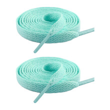 (Moonlight Moonlight) 2Pcs 8mm Wide Polyester Sneaker Laces for Casual & Sport Shoes