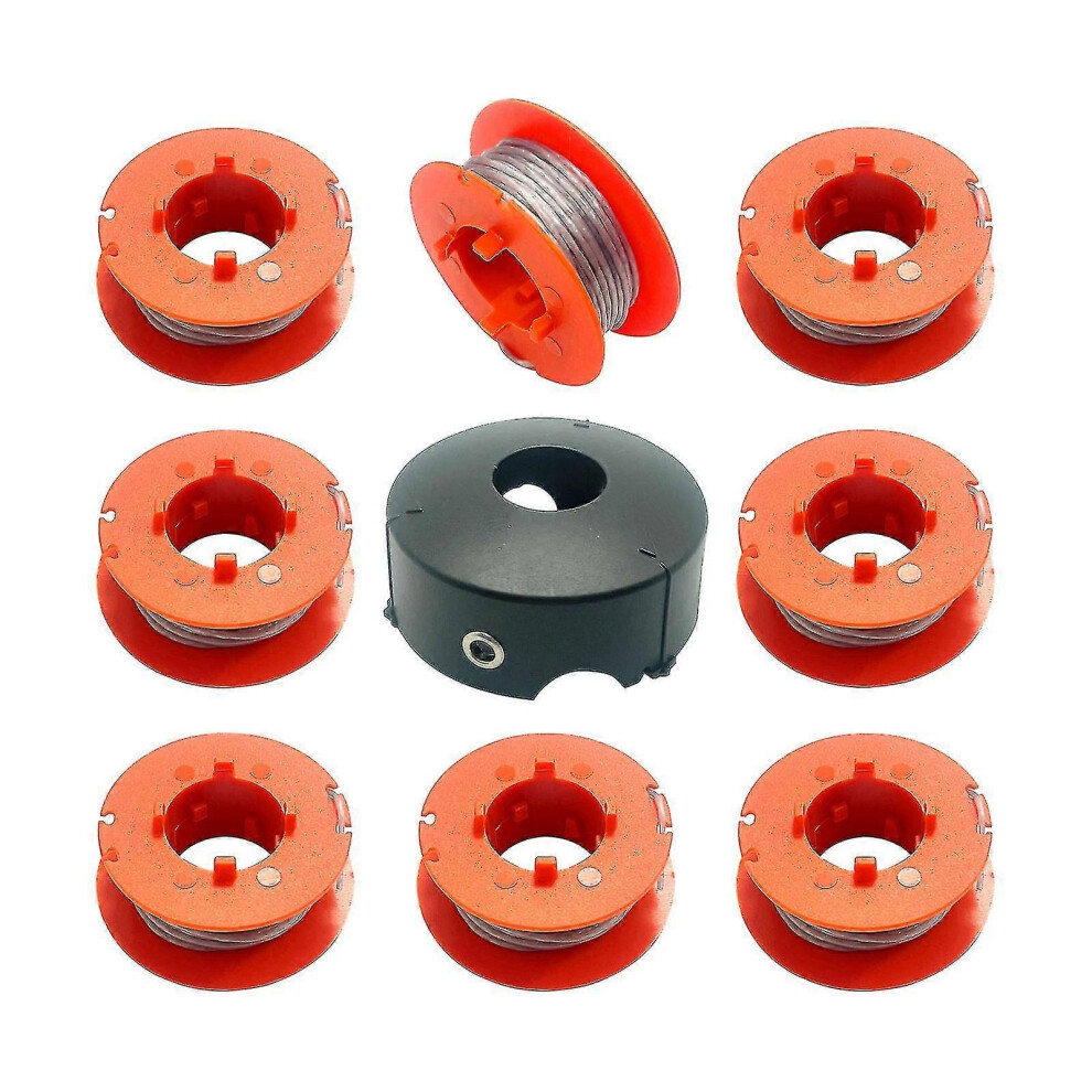 (8 Spools 1Cover) 3 Spools 1Cover Strimmer Spool Replacement Compatible With Bosch Art 23 26 30 Grass Trimmer Automatic Spool Line 3532194198227