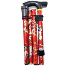 (Red) Bastone da passeggio robusto e leggero per adulti e anziani