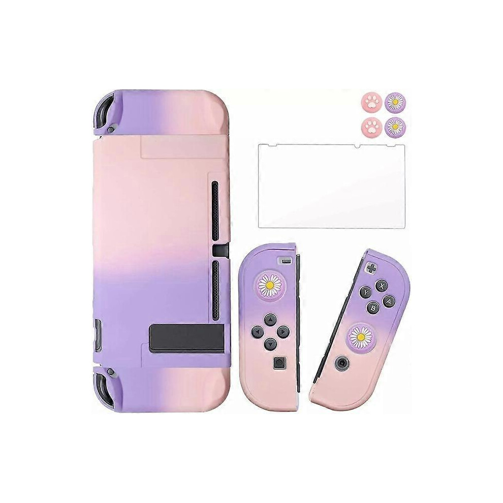 (Silver) Ns Embossed Sakura Hard Shell Case For Nintendo Switch Silver 5996097111772