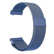(Blue, 16mm) Cinturini per orologi in metallo resistenti per uomo e donna