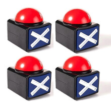 (4PCS) 1/2/3/4PCS Toy Kids Game Buzzer Classroom Buzzer Lights Sounds Buzzers Electronic Toys Recordable Buzzers