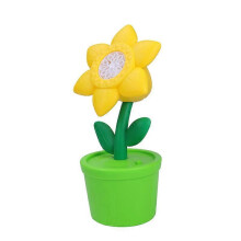 (Yellow) Electric Flower Bubble Blower for Parties & Outdoor Use