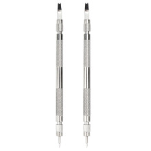 2PCs Alloy Steel Watch Repair Fork Set, Double-Headed, 10.5cm