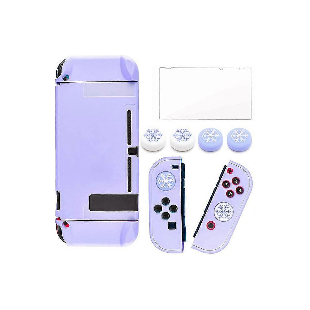 (Purple) Ns Embossed Sakura Hard Shell Case For Nintendo Switch Purple 5996097111789