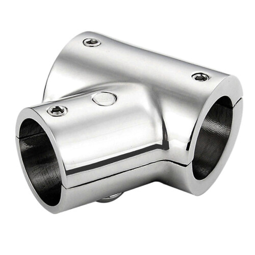 (60 Degree 25mm) Boat Railing Tube 3-Way Tee Connector Hardware