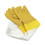 (light yellow, XXL) Ventilated Long Sleeve Beekeeping Gloves, Durable Protective Gear 1
