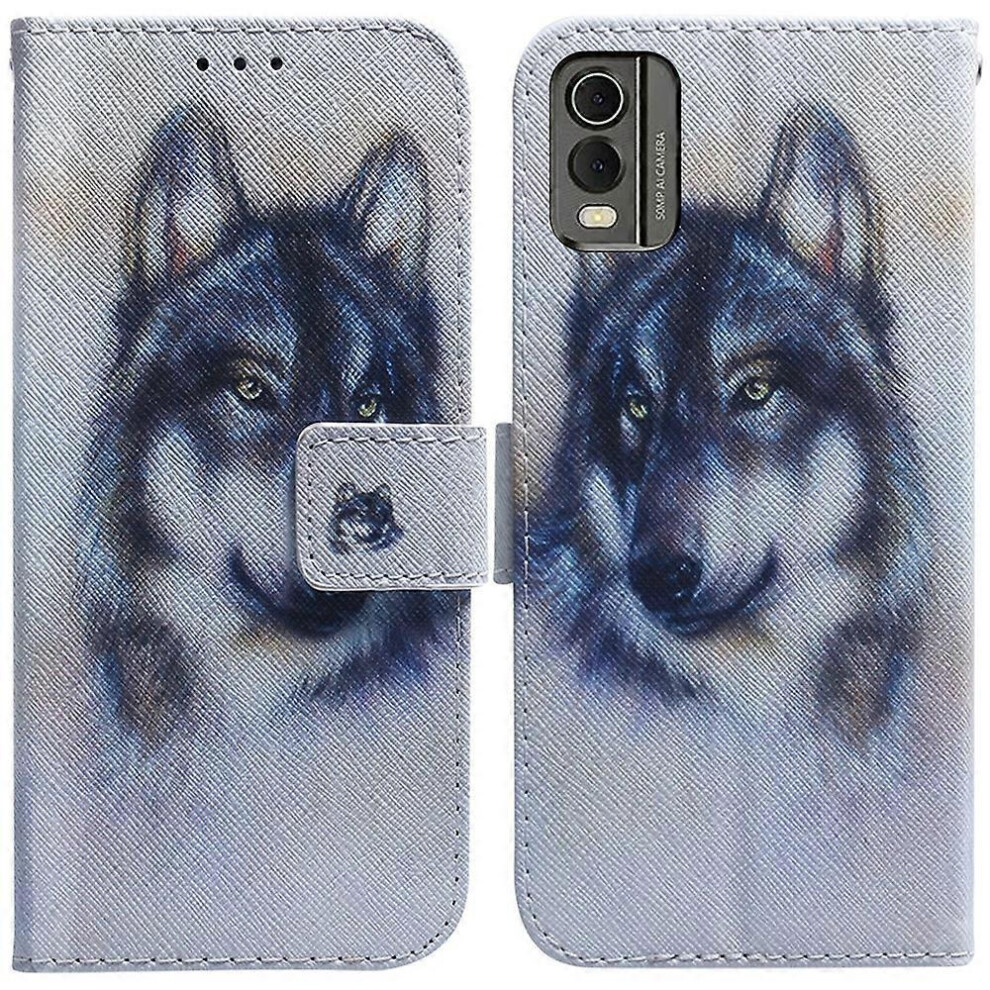 (White) Colorful Leather Case For Nokia C32 White 5996097113035