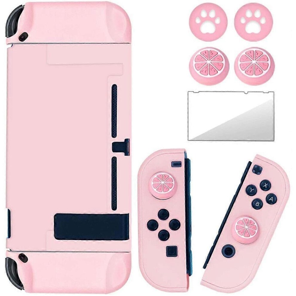 (Pink) Ns Embossed Sakura Hard Shell Case For Nintendo Switch Pink 5996097111765