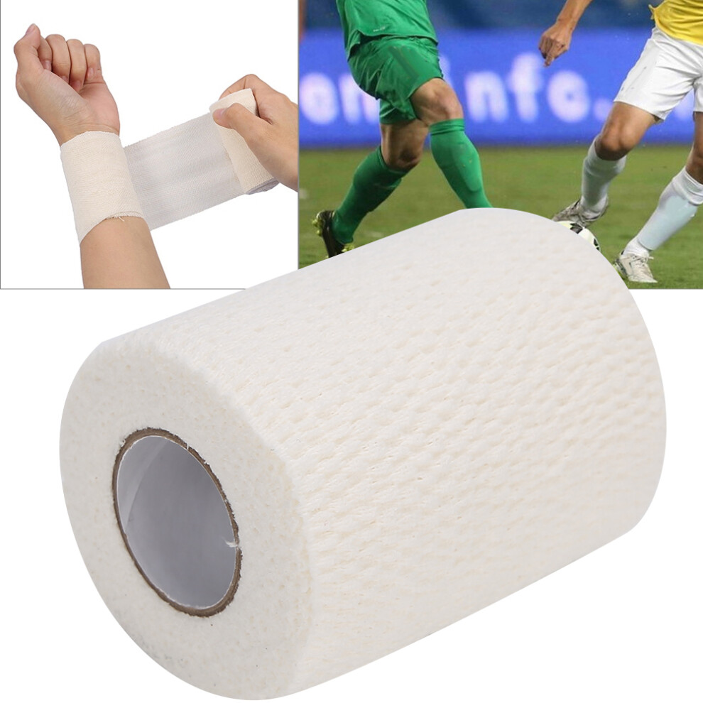 White Pure Cotton Sports Protective Bandage 7.5Cm X 4.5M, Support Tape
