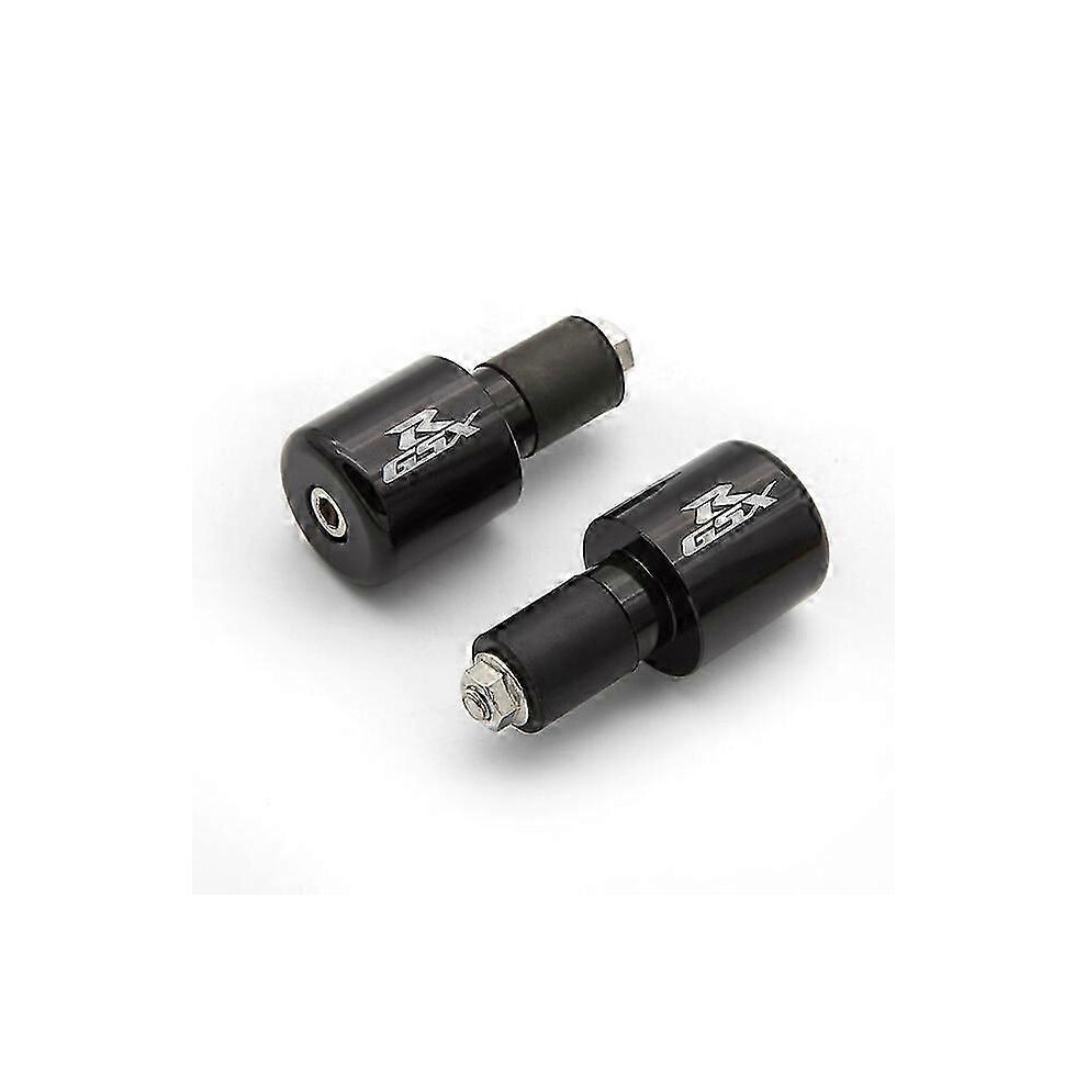 (Black) Gsxr Cnc Motorcycle Handlebar Grips & Sliders For Suzuki 600 750 1000 1100 Black 5996097112359