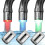 (3pcs) 3-Color Temp-Sensitive LED Faucet Light, Gradient Stream for Bathroom & Kitchen 1