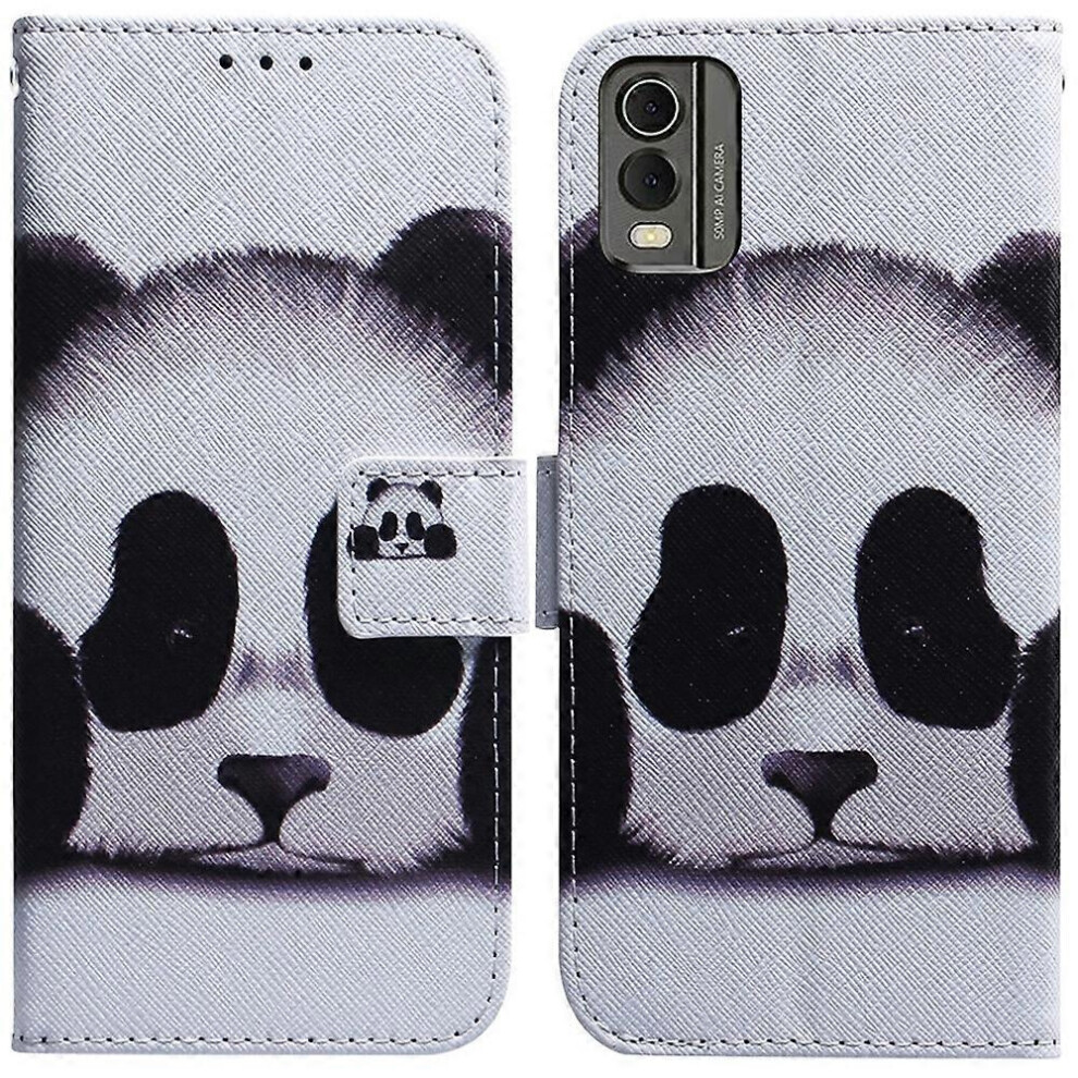 (Black White) Colorful Leather Case For Nokia C32 White,Black 5996097112953