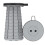 (grey) Upgraded Folding Stool, Telescopic & Portable 1