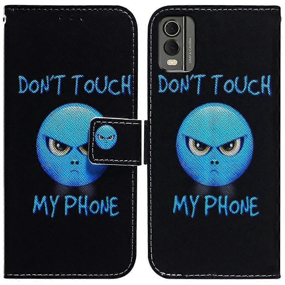 (Black Blue) Colorful Leather Case For Nokia C32 Blue,Black 5996097112946
