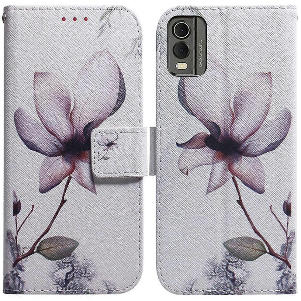 (Pink) Colorful Leather Case For Nokia C32 Pink 5996097112984