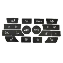 (Not Specified, C 16pcs No OFF) BMW 5/7/X5/C6/F10/F01/F15 AC Button Repair Sticker