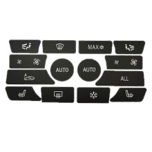 (Not Specified, B 14pcs No OFF) BMW 5/7/X5/C6/F10/F01/F15 AC Button Repair Sticker