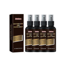 (4PCS) 1-5x Professional Leather Jacket , Sofa Cleaner - Stain Remover with Advanced Formula, Easy Spray Application, 100ml for All Leather Types