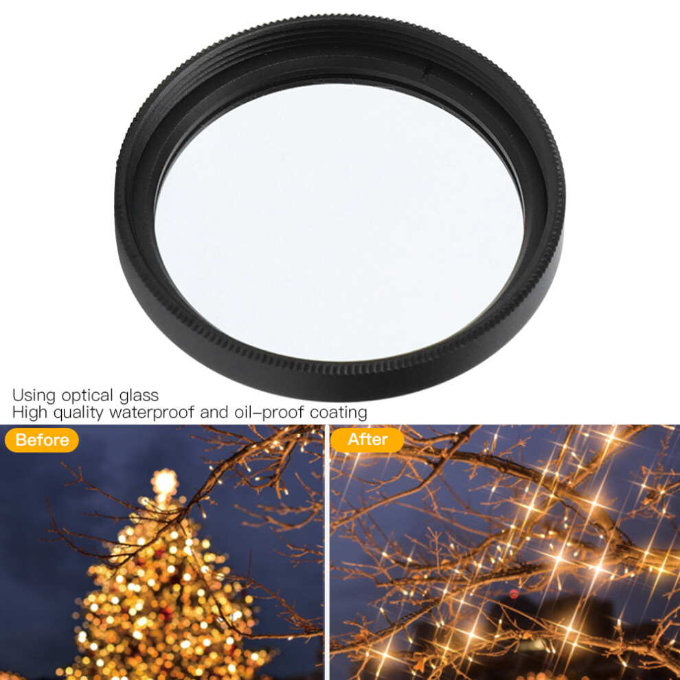 46Mm Star Lens Filter For Dslr Cameras | Optical Glass & Aluminum 3241392394170