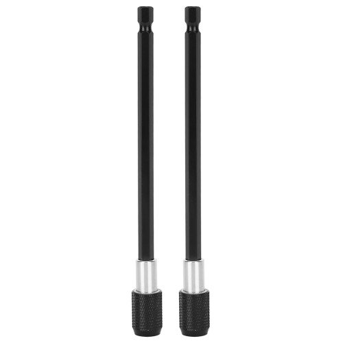 2Pcs Quick Release Hex Screwdriver with 150mm Self-Locking Extension Rod 1