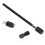 2Pcs Quick Release Hex Screwdriver with 150mm Self-Locking Extension Rod 8