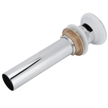 Bathroom Sink Drain Anti Clog Stopper Brass Steel 3cm Overflow