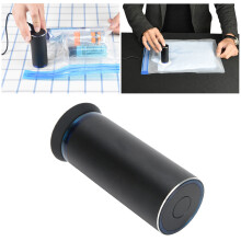 Electric Vacuum Sealer Pump, Black, 8x3cm, 5W USB Rechargeable