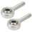 SAL8T/K 2Pcs Galvanized Joint Bearings 8mm Threaded Rod End 12