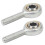 SAL8T/K 2Pcs Galvanized Joint Bearings 8mm Threaded Rod End 14