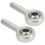 SAL8T/K 2Pcs Galvanized Joint Bearings 8mm Threaded Rod End 15