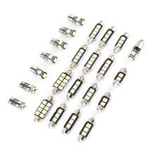 23pcs White T10 LED Bulbs 5W 5050 Chip for Car Interior and License Plate