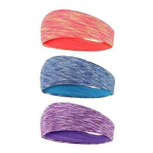 Faixa de cabelo esportiva de alta qualidade em tecido elástico, ideal para meninas e meninos. Perfeita para ioga, não escorrega e absorve o suor.