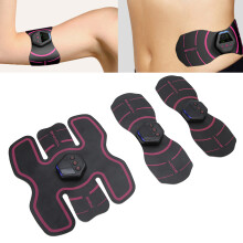 Abdominal EMS Stimulator Belt, 3x110mAh Batteries, 10 Modes, LCD