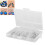 Earring Making Kit with Round Beads & Hooks, Metal, Multiple Colors 10