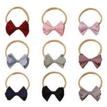 Acessório para bebês em nylon macio, adequado para diversas ocasiões, faixas de cabelo em cores neutras para recém-nascidos e crianças pequenas,