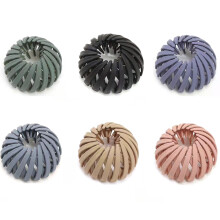 Presilha de cabelo confortável de usar, formato de ninho de pássaro para um estilo único, fácil de combinar com seu guarda-roupa, material
