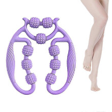 (Purple)Circular Leg Clamp, Yoga Circular Muscle Roller for Deep Tissue Relaxation, Accupoint Therapy Massager for Legs Neck Arms