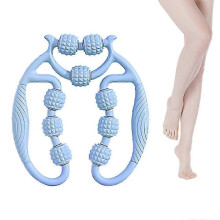 (Blue)Circular Leg Clamp, Yoga Circular Muscle Roller for Deep Tissue Relaxation, Accupoint Therapy Massager for Legs Neck Arms