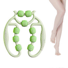 (Green)Circular Leg Clamp, Yoga Circular Muscle Roller for Deep Tissue Relaxation, Accupoint Therapy Massager for Legs Neck Arms