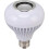 LED Music Light Bulb with Built in Bluetooth Speaker, Multiple Color APP Dual Control Smart Bulb, 12 1