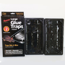 Super Glue Mouse Traps, Large Indoor Sticky Mouse Pads, Strong Adhesive Glue Traps for Rats, Non-Toxic Pest Control, 12 Pack