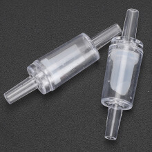 20pcs Transparent PVC Aquarium Check Valves, 5.5cm, 4mm