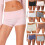 Women's Elastic Low Rise Shorts Polyester Short Tights-Khaki L 3