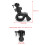 2Pcs 360 Rotating Car DVR Holder, Adjustable Bicycle Mount, POM Material 3