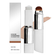 (Natural Color) 2 in 1 Color-Changing Foundation-Stick, Medium to Full Coverage Dewy Finish Base Makeup, Great Present Idea