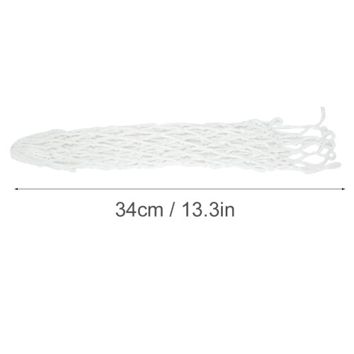 6PCS White Cotton Billiards Net Pockets for Table - 34cm 2