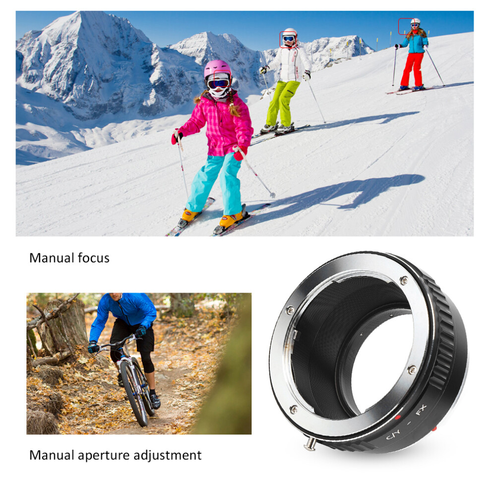 Om Fx Aluminium Alloy Lens Adapter Ring For Olympus Om To Fuji Fx Mirrorless Cameras 8271392136086