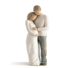 American Willow Tree Family Statue - Wedding Pregnancy Gift, Resin Art