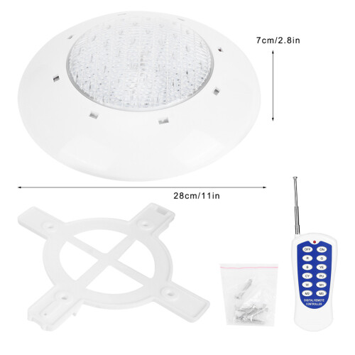 Underwater Pool Wall Light 45W 460LED Color Changing LED Light with Remote 2